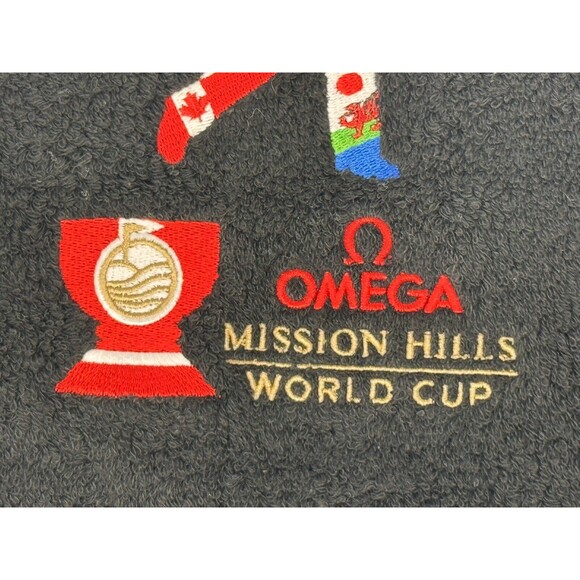 Magnetic Golf Towel | Snell Golf – Snell Golf Omega Mission Hills World Cup Golf Towel Black 100x200cm Brand New